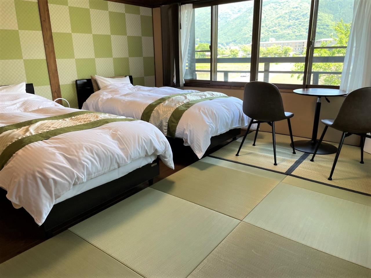 Sanso Tanaka Hotel Yufu Bagian luar foto
